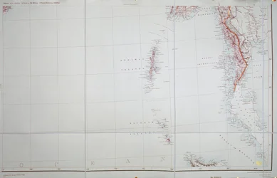 Map of the Andaman and Nicobar Islands, Bay of Bengal, 1898